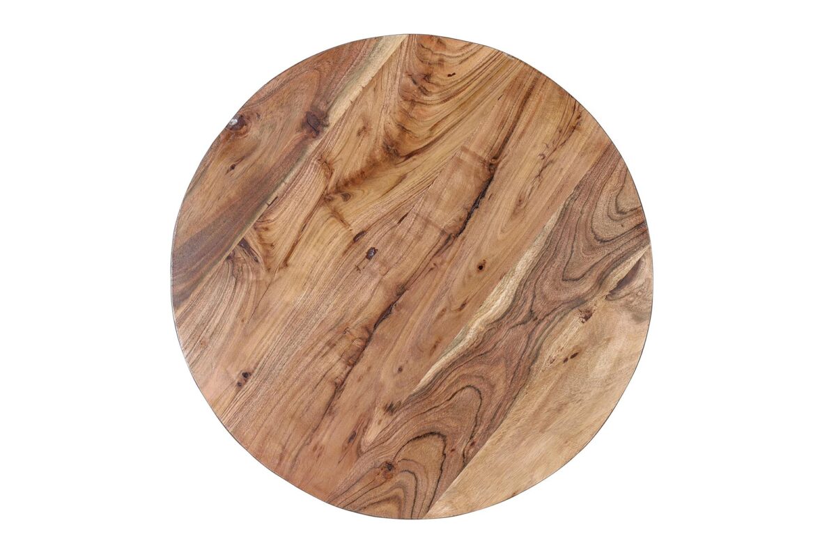 6650_4 (Copy) SET DE 2 MESAS NIDO EN MADERA MANGO - Imagen 3
