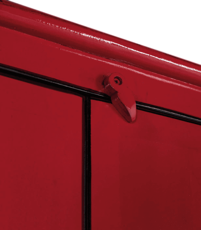 Armario 2 puertas fabricado en madera de mango 4 Armario 2 puertas de madera de mango rojo - Imagen 4