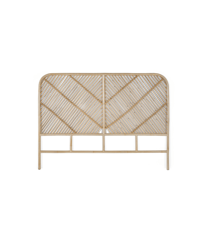 Cabecero de 150 cm en ratán natural de estilo bohemio