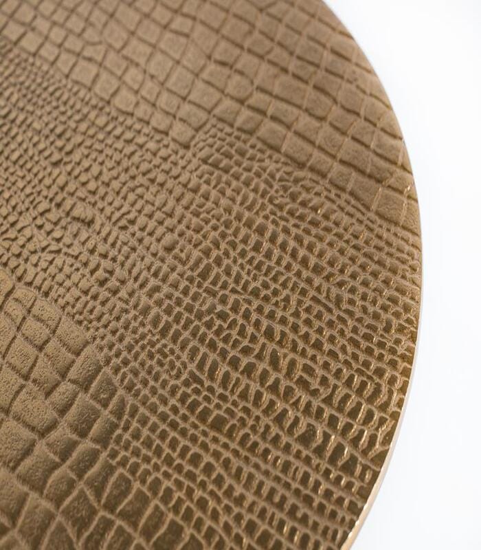 Set de 2 Mesas Auxiliares Hierro Aluminio (5) Set de 2 Mesas Auxiliares Hierro Aluminio - Imagen 3