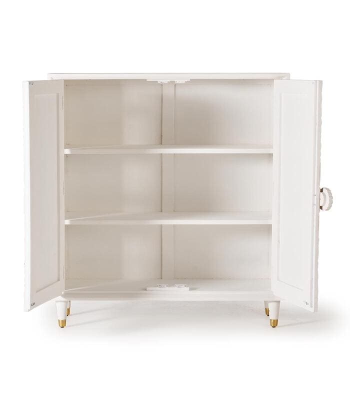 armario-de-madera-de-mango-con-puertas-talladas-a-mano-blanco-3 Armario de Madera de Mango con Puertas Talladas a Mano – Blanco - Imagen 5