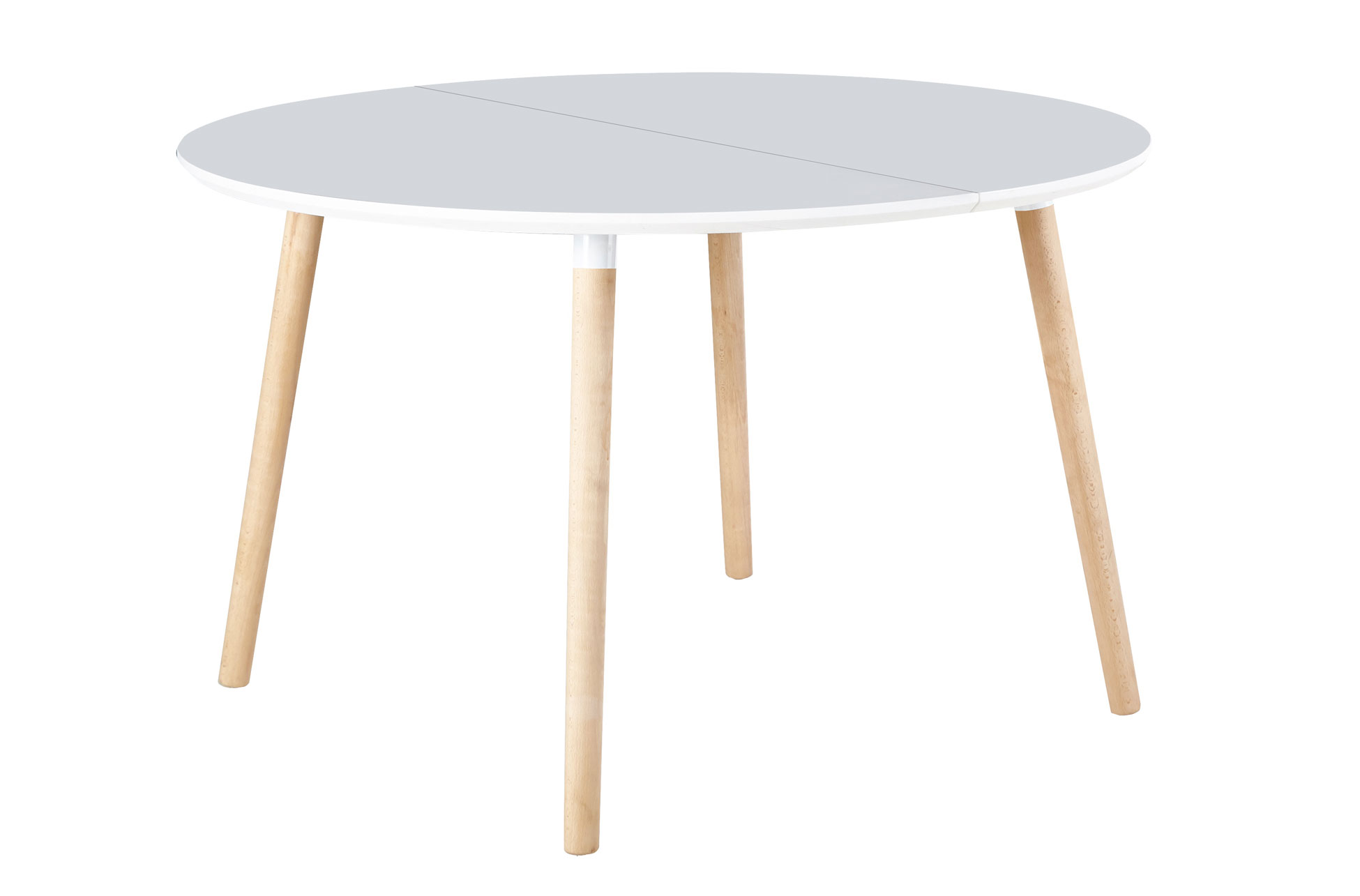 0001370020005-1-full.jpg MESA COMEDOR EXTENSIBLE NORDIKA 100 - 140 - 180 CM BLANCO HAYA - Imagen 1