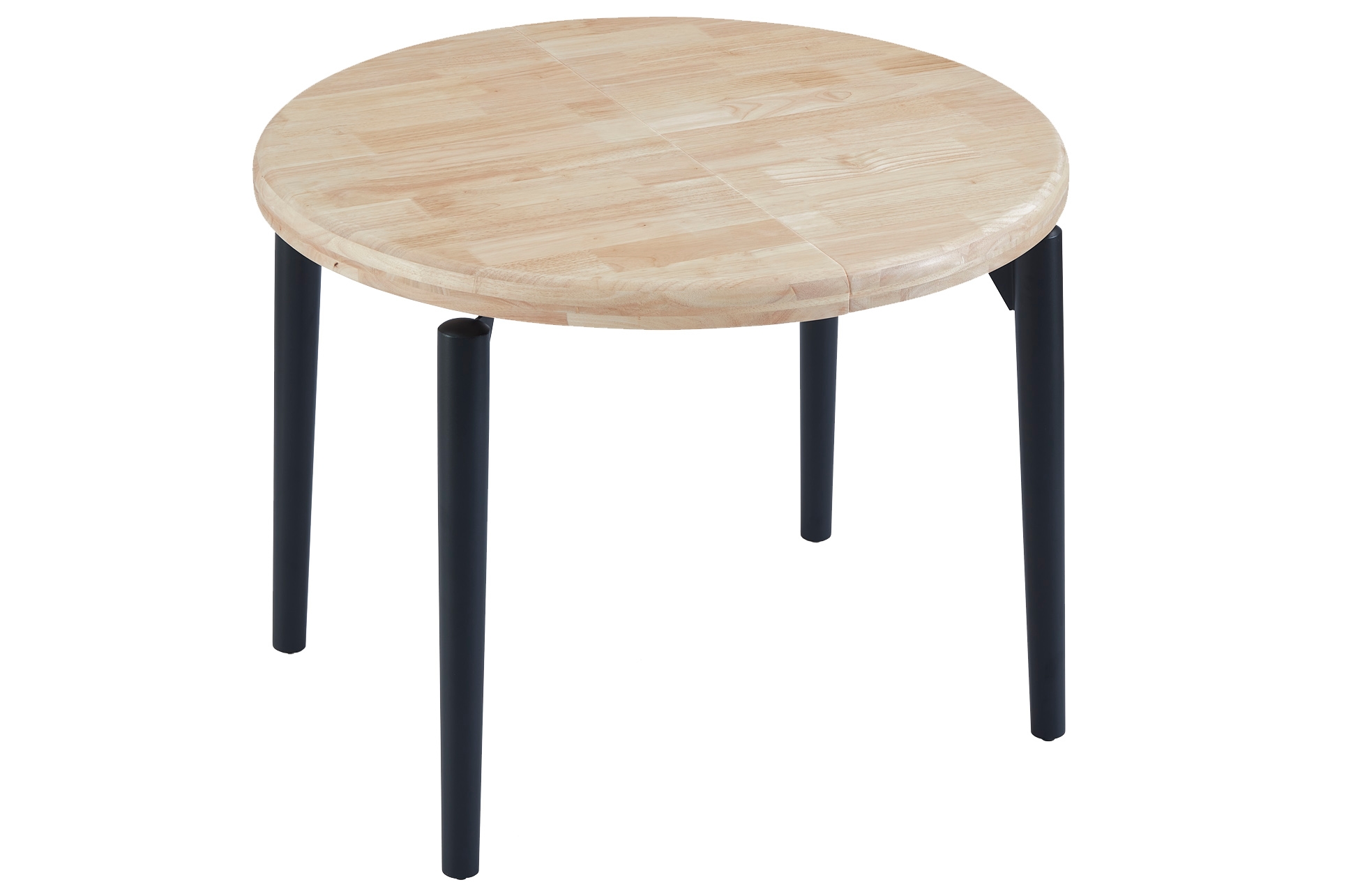 0600000020050-1-full.jpg MESA COMEDOR REDONDA EXTENSIBLE 100 - 140 - 180 CM MOON NORDISH NEGRO - Imagen 1