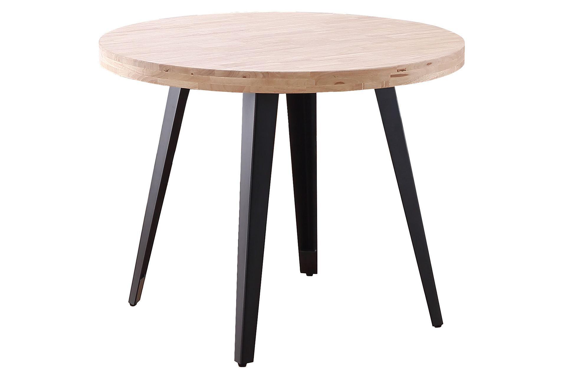 0600100020010-1-full.jpg MESA COMEDOR REDONDA FIJA BERG 100 CM ROBLE NORDISH NEGRO - Imagen 1