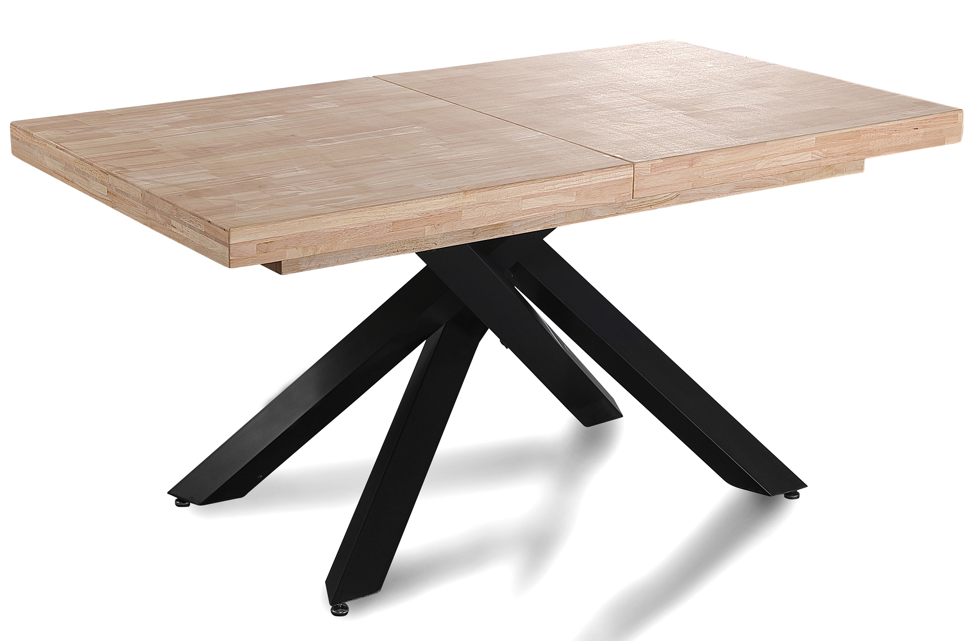 0602350020010-1-full.jpg MESA COMEDOR EXTENSIBLE XENA 160 - 200 - 240 x 90 CM ROBLE NORDISH NEGRO - Imagen 1