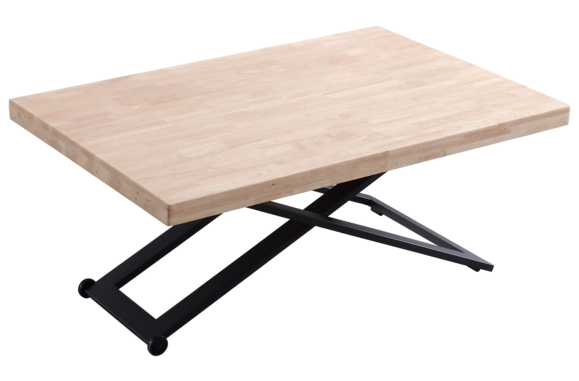 3003790020010-1-full.jpg MESA CENTRO ELEVABLE ZOE 120 x 80 CM ROBLE NORDISH NEGRO - Imagen 1