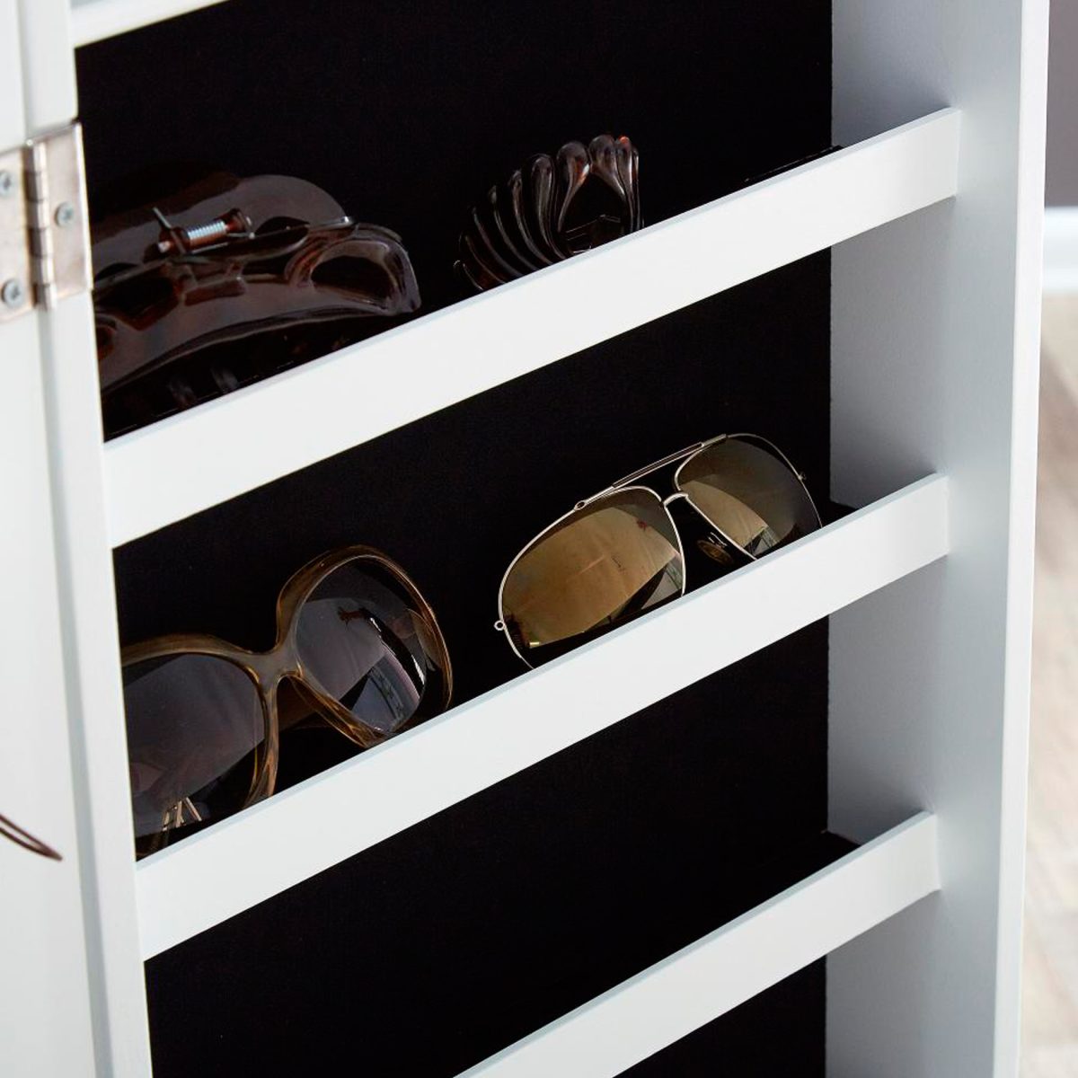 Espejo Joyero Color Blanco con Cierre de Seguridad Espejo Joyero Color Blanco con Cierre de Seguridad - Imagen 3