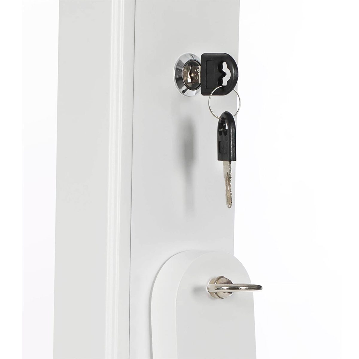 Espejo Joyero Color Blanco con Cierre de Seguridad Espejo Joyero Color Blanco con Cierre de Seguridad - Imagen 4