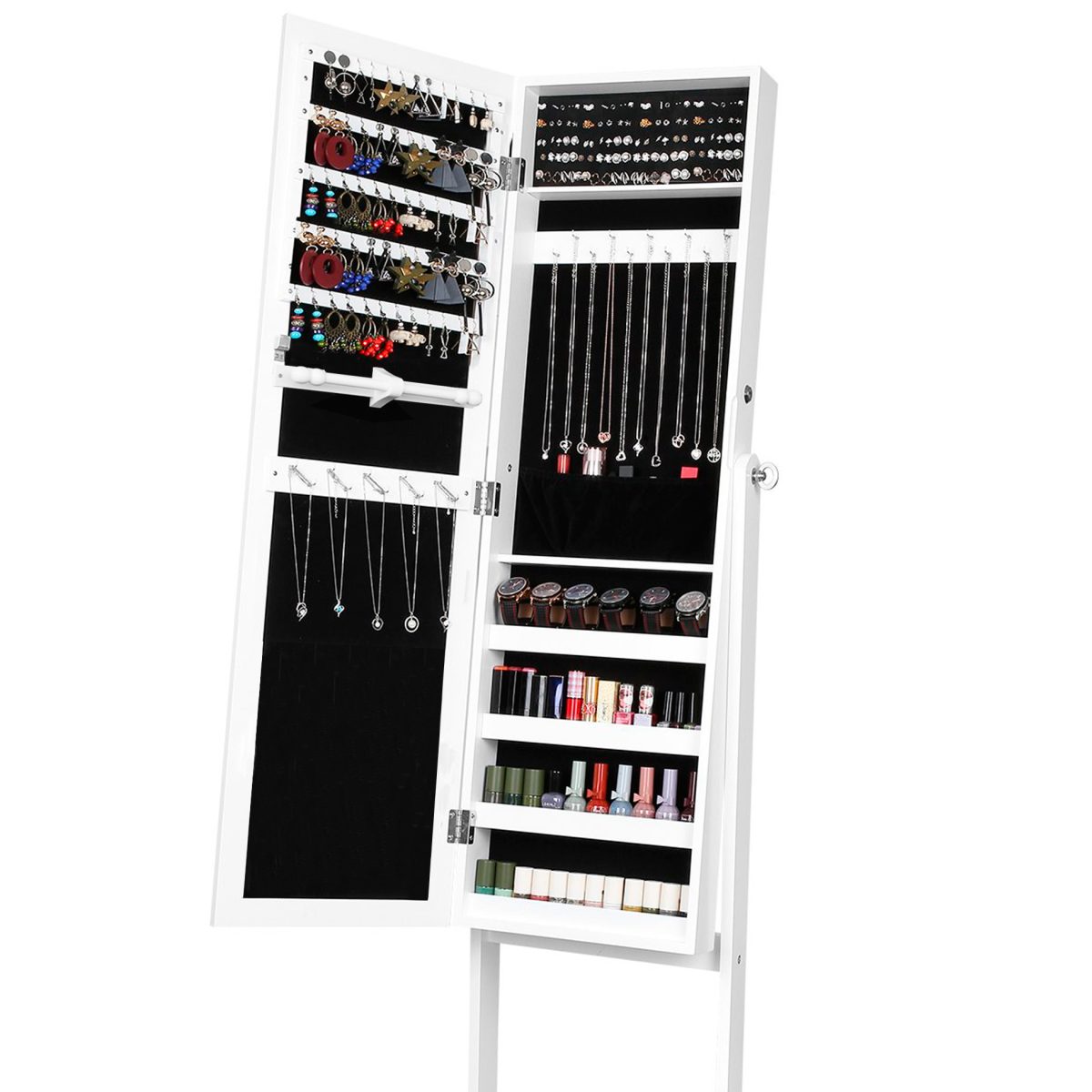 Espejo Joyero Color Blanco con Cierre de Seguridad - Imagen 2