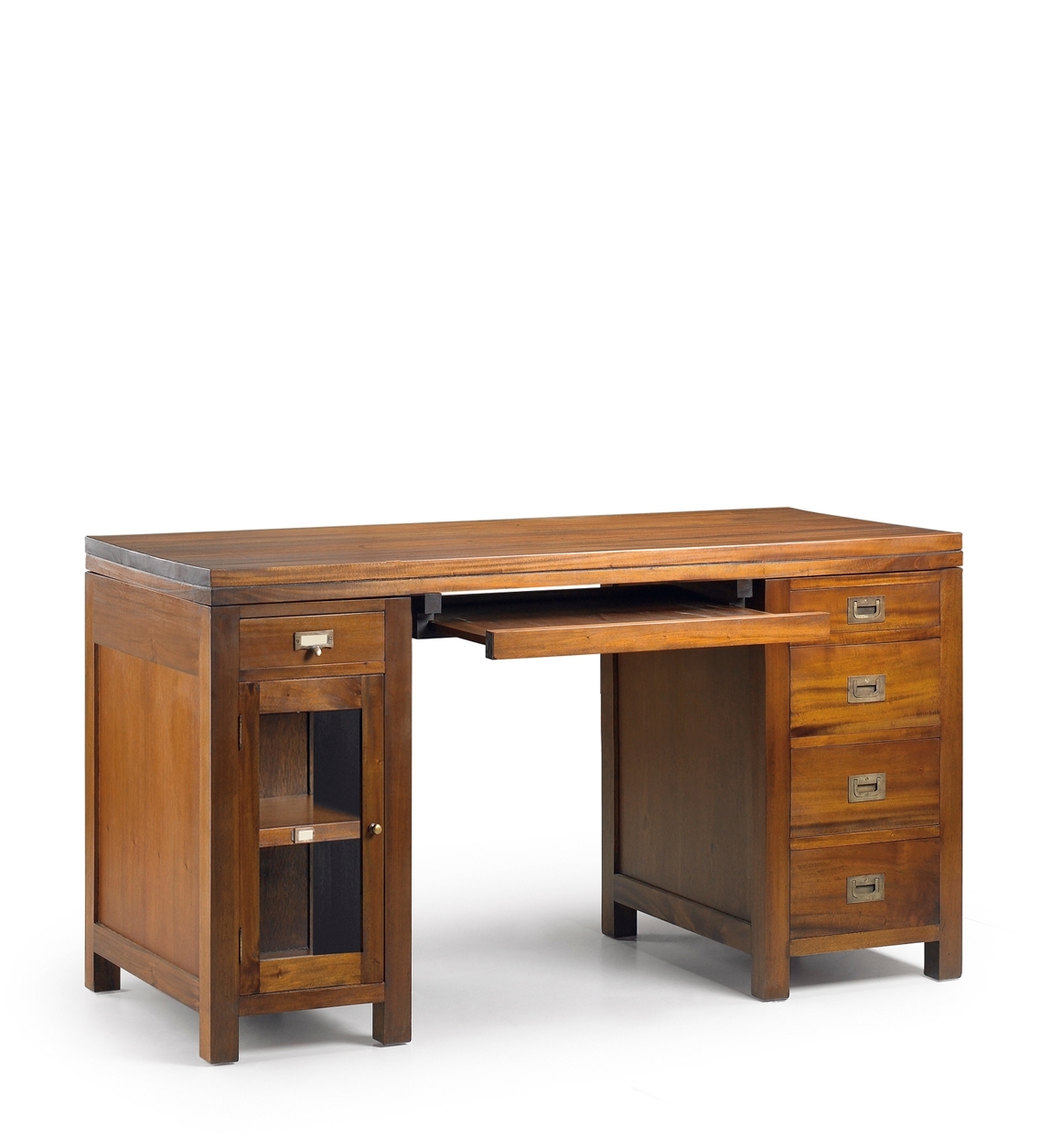 143031_1 ESCRITORIO FLAMINGO 5 CAJONES 1 PUERTA + BANDEJA - Imagen 2