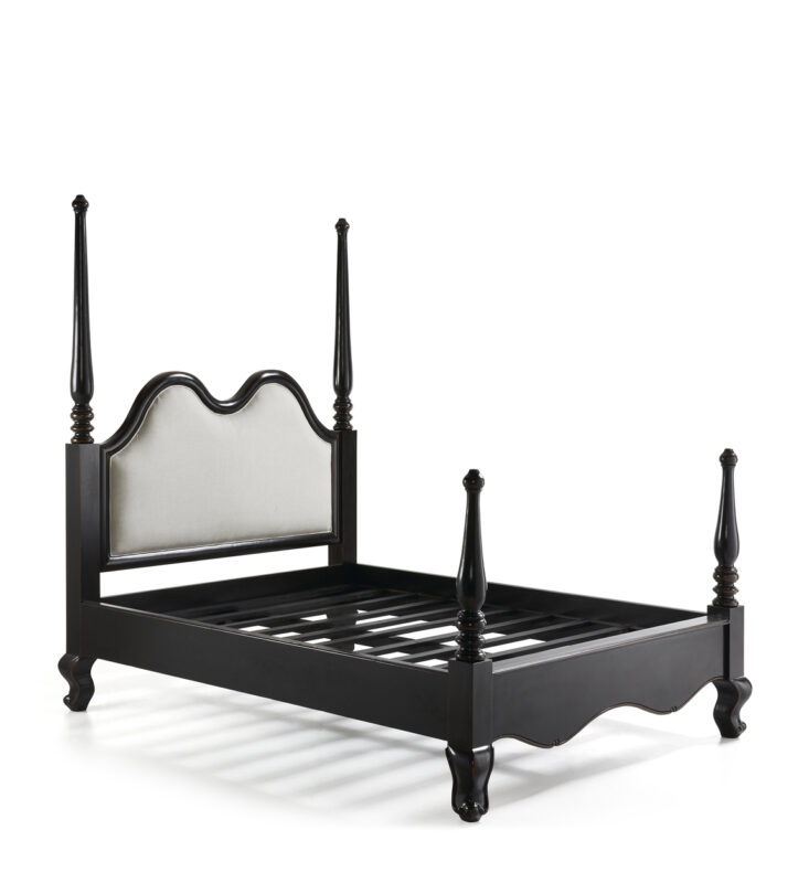 CAMA VINTAGE NEGRA ext.170x235x208 int.161x215
