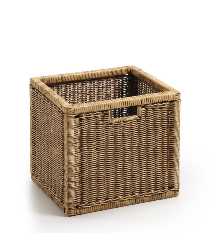 CESTA RATTAN TRENZA FINA 38x33x36