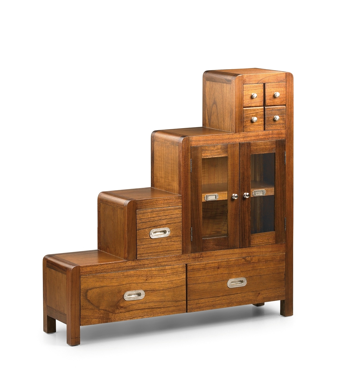 301504D_0 MUEBLE ESCALERA FLASH DERECHA 4+3 CAJONES 2 PUERTAS  98x25x98 - Imagen 1
