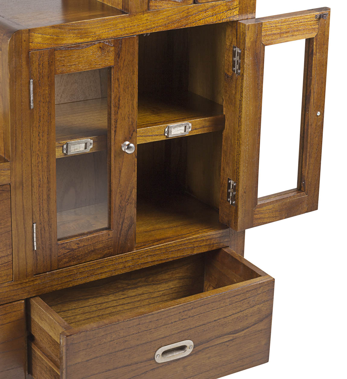 301504D_1 MUEBLE ESCALERA FLASH DERECHA 4+3 CAJONES 2 PUERTAS  98x25x98 - Imagen 2