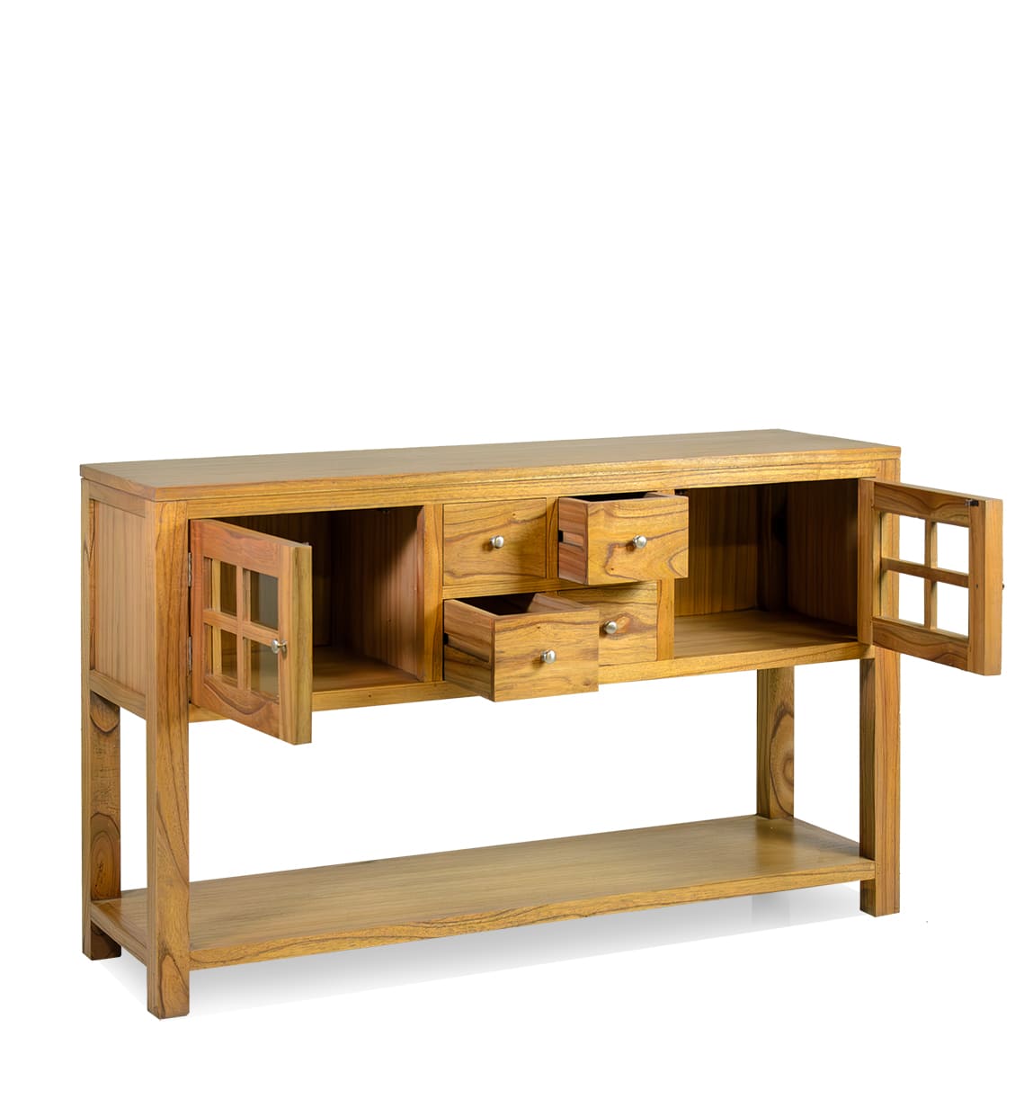 303044_1 MUEBLE AUXILIAR 4 CAJONES 2 PUERTAS 1 ESTANTE - Imagen 3