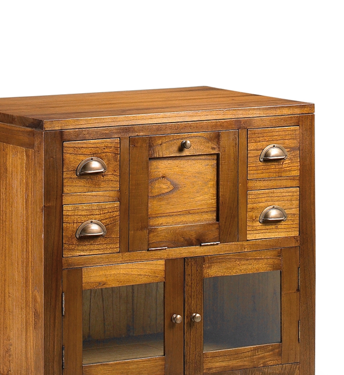 30850_2 MUEBLE BAÑO STAR 4 CAJONES 2 PUERTAS 1 PUERTA ABATIBLE 75x50x75 - Imagen 3