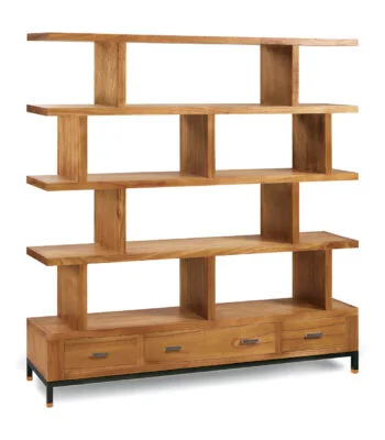 LIBRERÍA MADHU SEPARADOR IRREGULAR 3 CAJONES 160x35x170