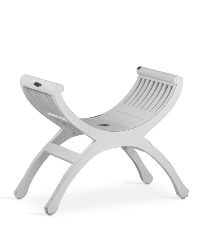 BANCO YUYU BLANCO 1 PLAZA 62x35x60