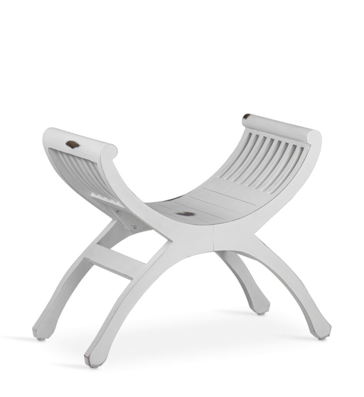 BANCO YUYU BLANCO 1 PLAZA 62x35x60