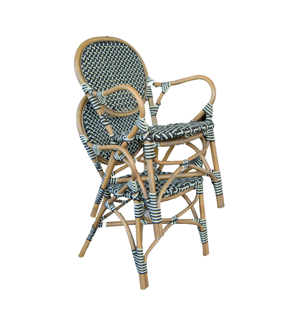 SILLÓN BISTRO NEGRO 56x56x92 - Imagen 5