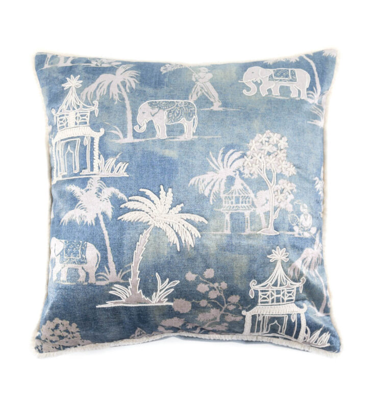 PACK 2 COJÍNES DELHI PALMERAS 45x45